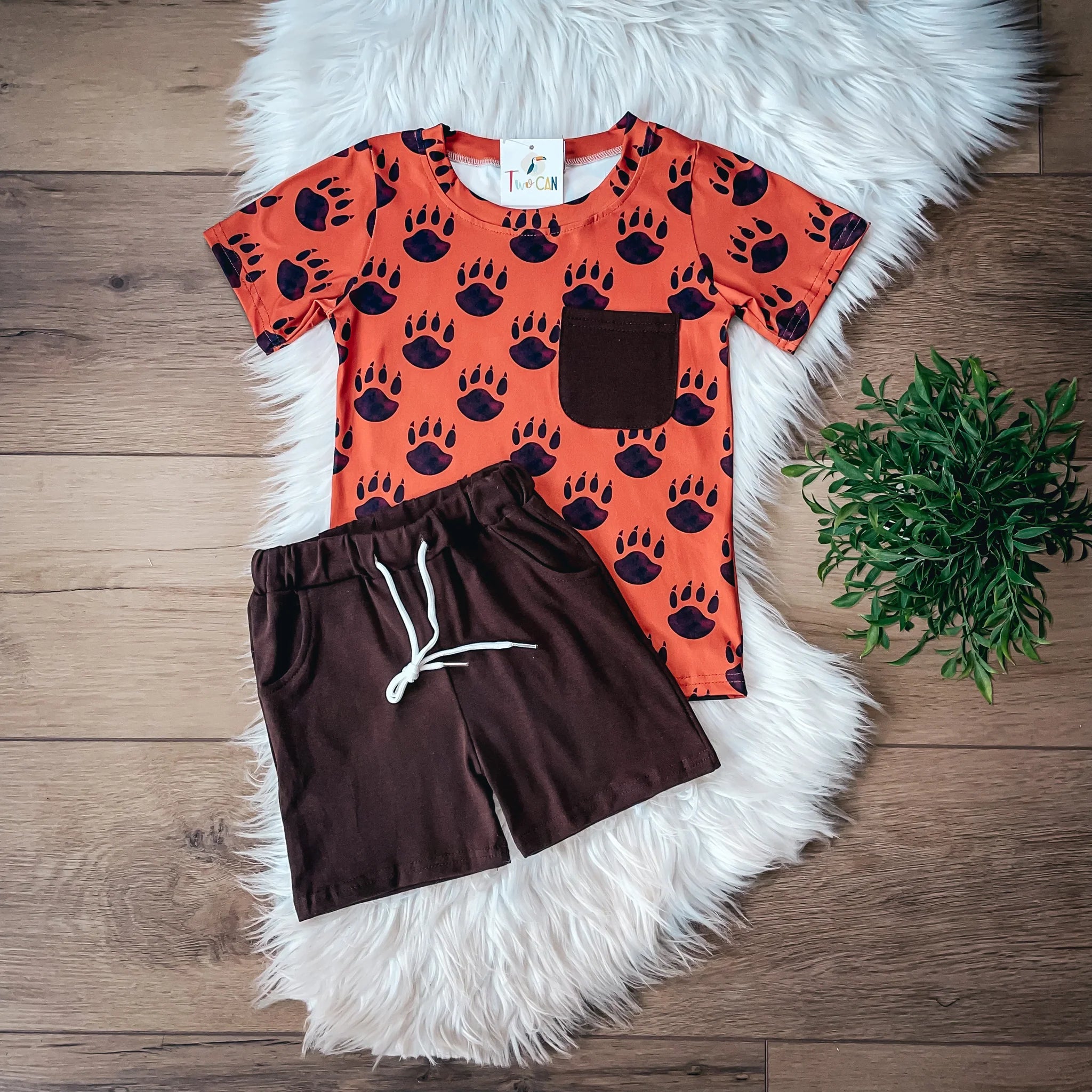 Paw print shorts best sale