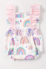 Load image into Gallery viewer, Rainbow Ruffle Romper
