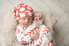 Load image into Gallery viewer, Baseball Baby Gown and Hat
