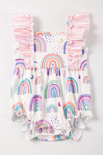 Load image into Gallery viewer, Rainbow Ruffle Romper
