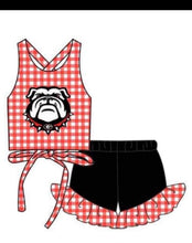 Load image into Gallery viewer, Dawgs Ruffle Shorts Set
