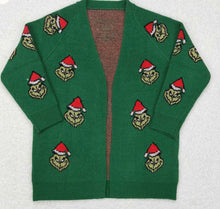 Load image into Gallery viewer, Grinch Cardigan
