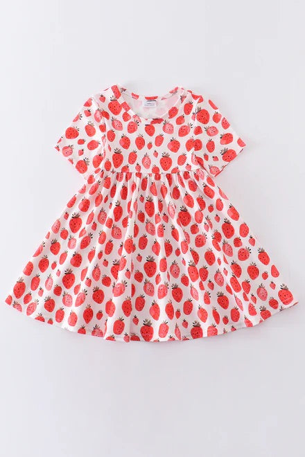 Red Strawberry Dress