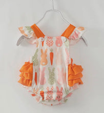 Load image into Gallery viewer, Easter Bunny Carrot Romper
