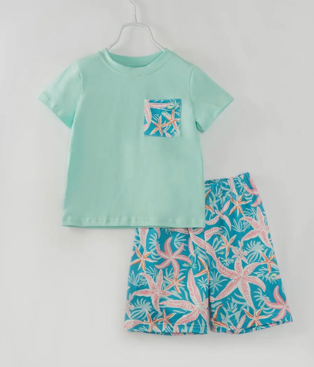 Starfish Shorts Set