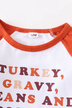 Load image into Gallery viewer, Thanksgiving rust raglan top
