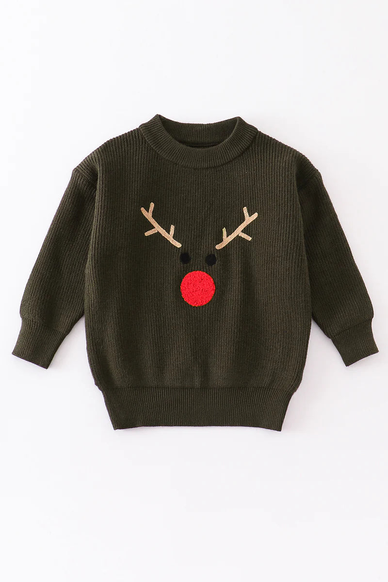 Forest Christmas Antler sweater