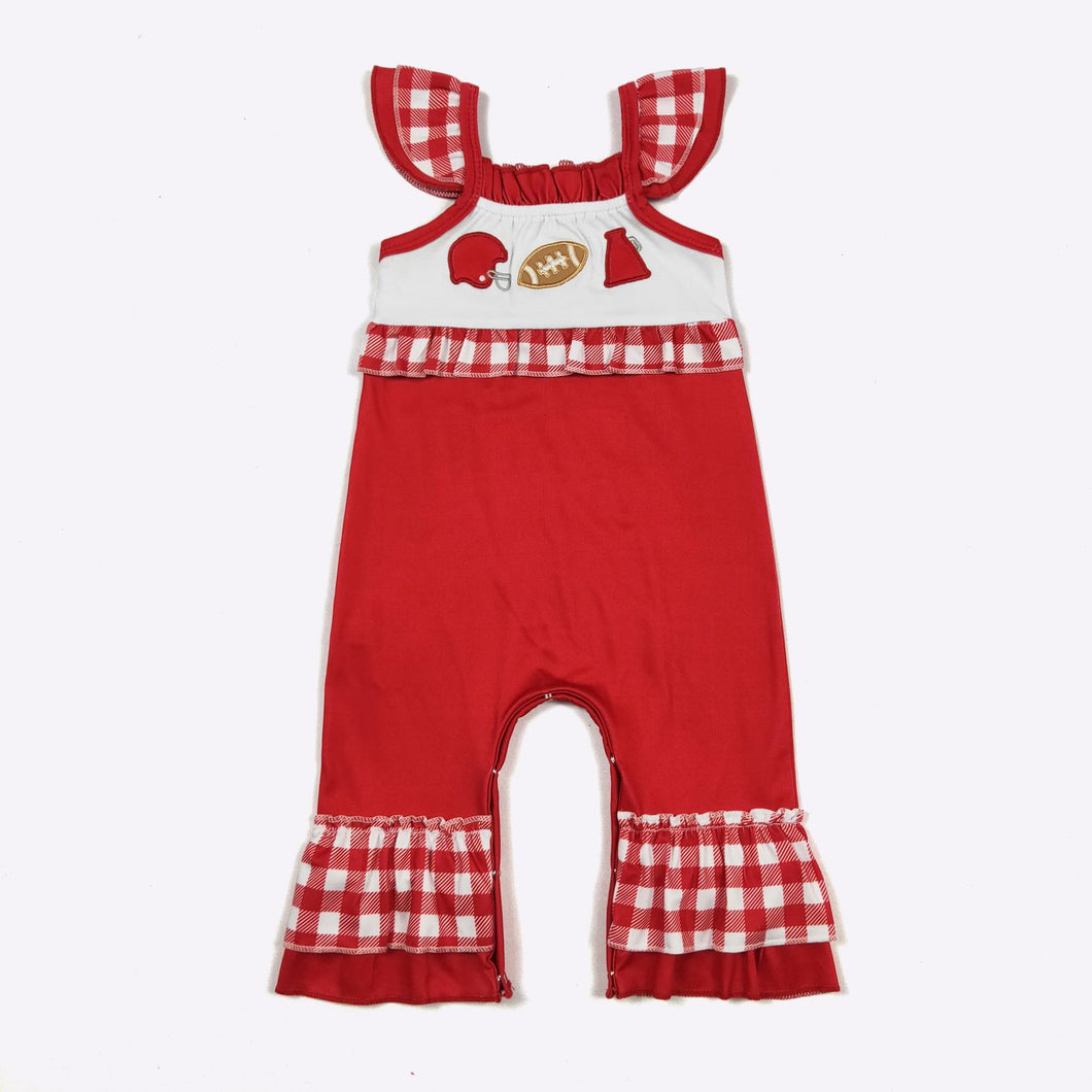 Team Spirit Embroidery Romper