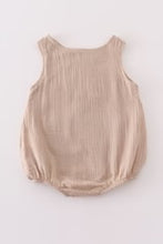 Load image into Gallery viewer, Beige / Sage Bubble Romper
