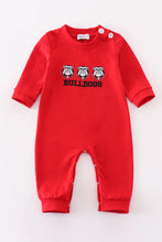 Load image into Gallery viewer, Red Bulldogs Boy ‘Em Romper
