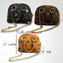 Load image into Gallery viewer, Brown Half moon Crossbody
