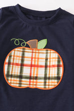 Load image into Gallery viewer, Navy Pumpkin Applique Set
