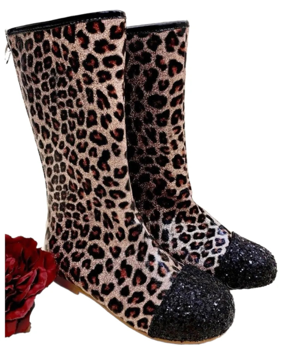 Fancy Leopard Boots