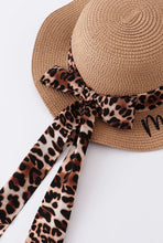 Load image into Gallery viewer, Leopard Straw Hat Mommy &amp; Me
