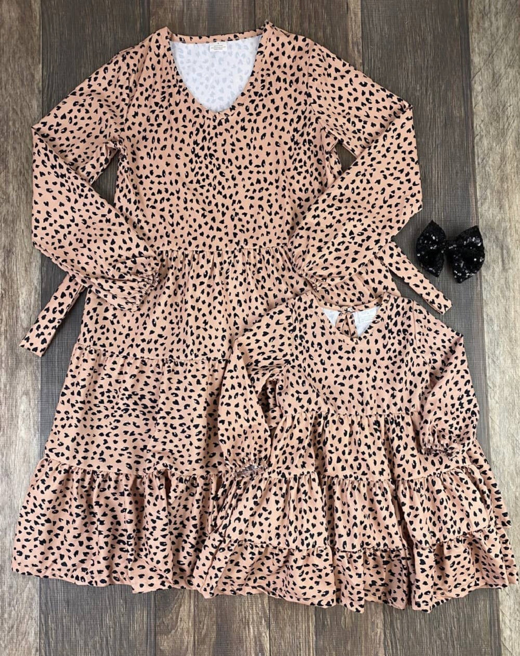 Mommy & Me Leopard Dress / Onesie