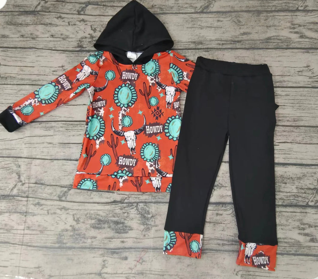 Western Skull Jogger Set