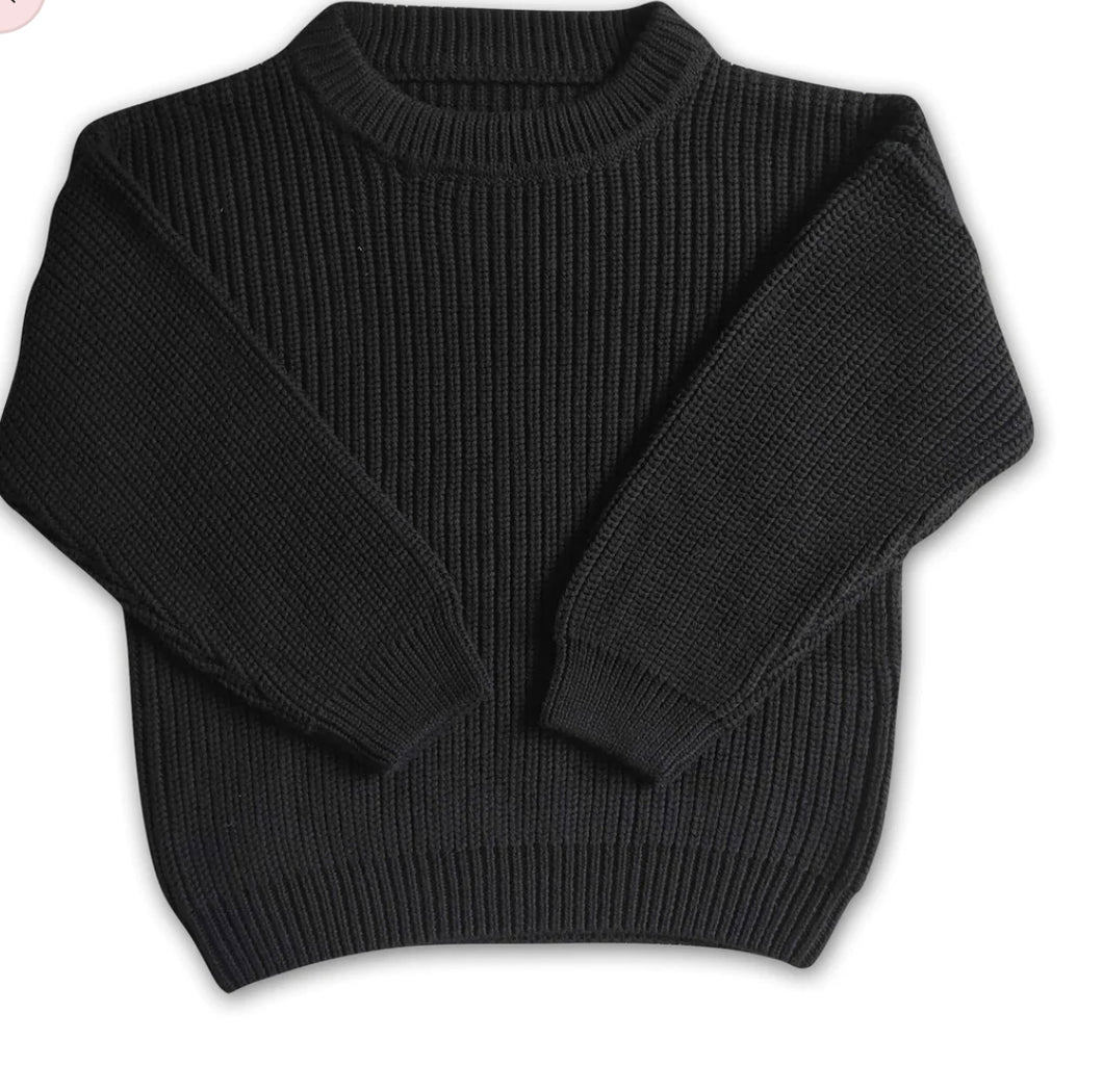 Black Pullover Sweater