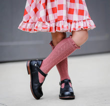 Load image into Gallery viewer, Fall Lace Knee High Sock
