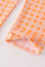 Load image into Gallery viewer, Orange Plaid Pumpkin Set
