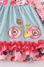 Load image into Gallery viewer, Pink Floral  BicycleDress
