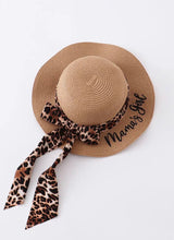 Load image into Gallery viewer, Leopard Straw Hat Mommy &amp; Me
