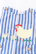 Load image into Gallery viewer, Striped Chicken Romper
