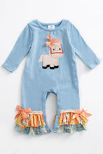 Load image into Gallery viewer, Pony Ruffle Romper
