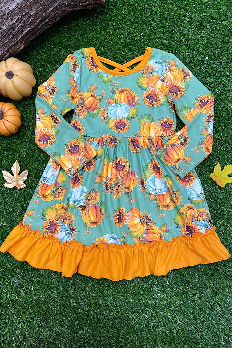 Sunflower Pumpkin Dress