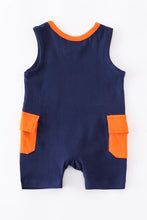 Load image into Gallery viewer, Navy Fish Romper
