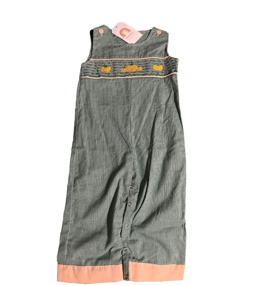 Sage Pumpkin Romper