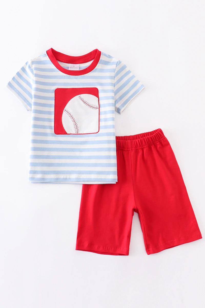 Baseball Striped Set