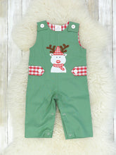 Load image into Gallery viewer, Green Reindeer Overalls
