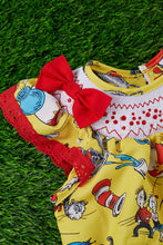 Load image into Gallery viewer, Smocked Seuss Dress
