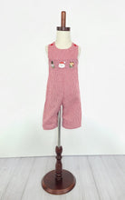 Load image into Gallery viewer, Santa Friends Smocked Overalls
