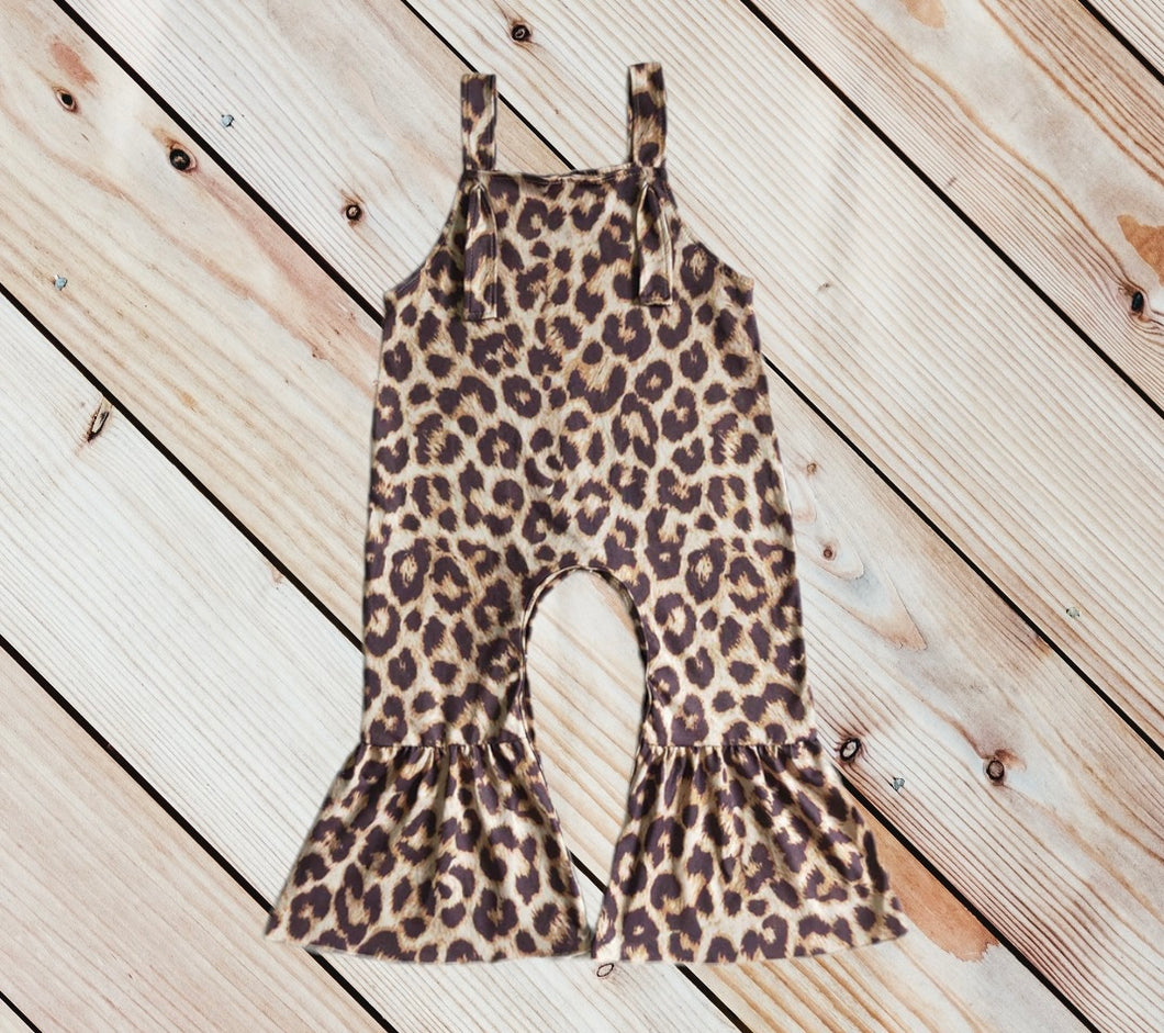 Cheetah Strap Overalls