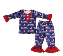 Load image into Gallery viewer, Braves Girl Pajama
